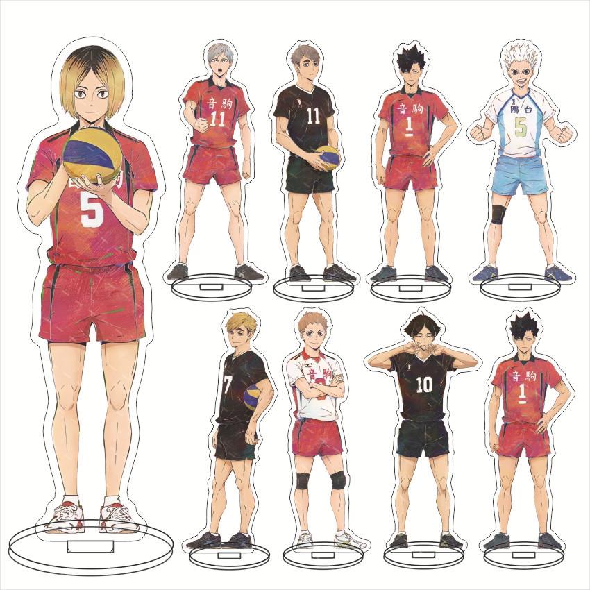 排球少年 Haikyuu!大立牌 日向翔阳 影山飞雄 泽村大地亚克力摆件 - 实物图