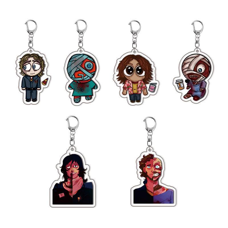 【夹层】卷毛船长漱口亚克力钥匙扣卡通动漫背包挂饰现货