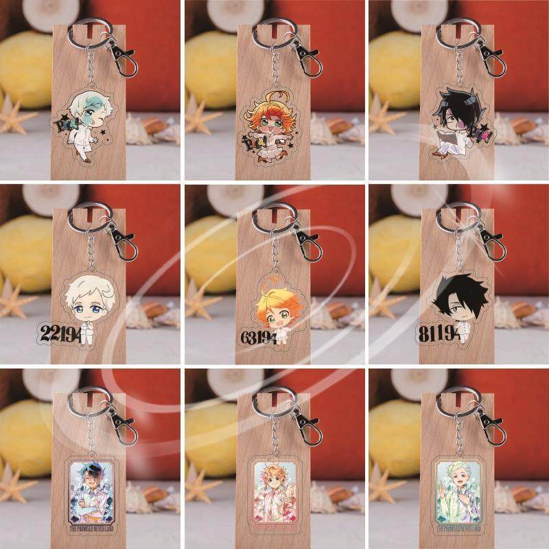 约定的梦幻岛 诺曼 雷艾玛亚克力钥匙扣透明挂件动漫周边