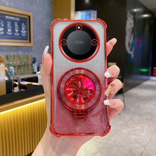 适用荣耀X40气囊防摔支架手机壳