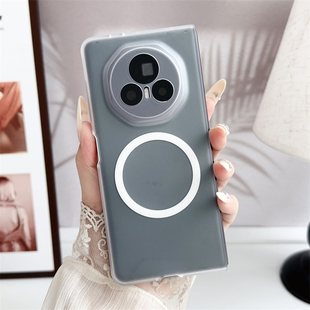 荣耀magicV3手机壳超薄磨砂vs3肤感硬壳新款Magsafe磁吸充电保护套高级感honor透明防摔简约个性时尚高端适用