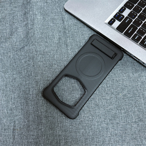 荣耀Magic6RSR保时捷设计手机壳新款碳纤维纹素皮硬壳适用HONORMagic7RSR高端磁吸支架防摔散热款超薄保护套