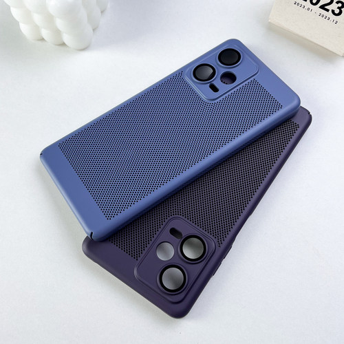 红米Note12Pro+手机壳新款RedmiNote12Pro散热k60pro超薄k60硬壳小米12s防摔13适用x男士11pro透气全包保护套