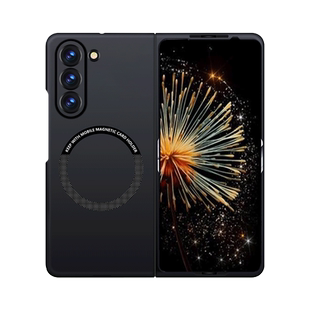 三星GalaxyZfold6手机壳新款折叠保护套zfold5简约时尚zfold4个性防摔适用zfold3车载磁吸无线充电超薄肤感潮