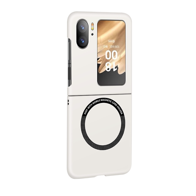 oppoFindn2flip手机壳新款折叠保护套findn2flip简约时尚个性防摔适用oppo车载磁吸无线充电超薄磨砂肤感硬壳