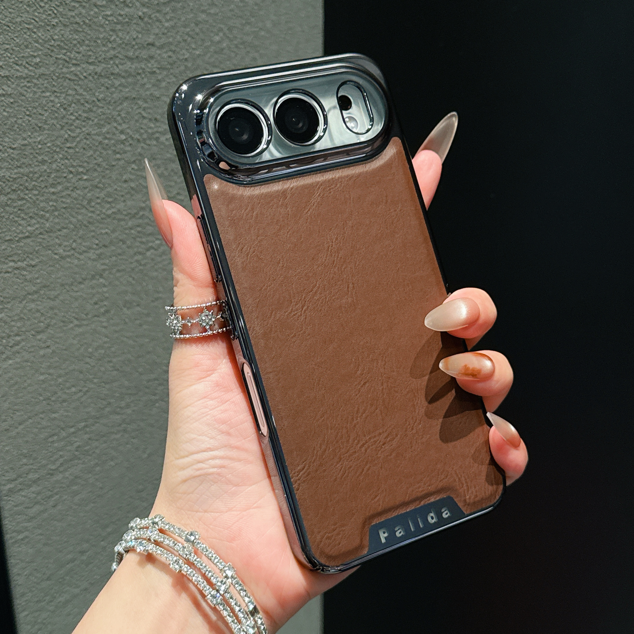 适用荣耀500电镀机甲皮纹手机壳