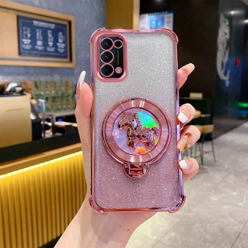 OPPOReno5手机壳新年款马上有钱气囊防摔全包软壳适用Reno5Pro高级感创意旋转陀螺支架超薄简约Reno5K保护套,3C数码配件,手机保护套/壳,淘宝优惠券,粉丝福利购,淘宝优惠卷