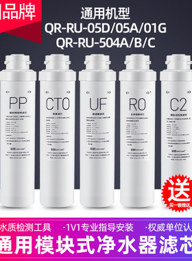 芯园通用沁园净水器滤芯模块式QR-RU-05D/05A/01G/RU-504C/A 504B