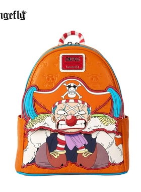 代购Loungefly海贼王限量正版小丑巴基迷你背包休闲双肩包男女包
