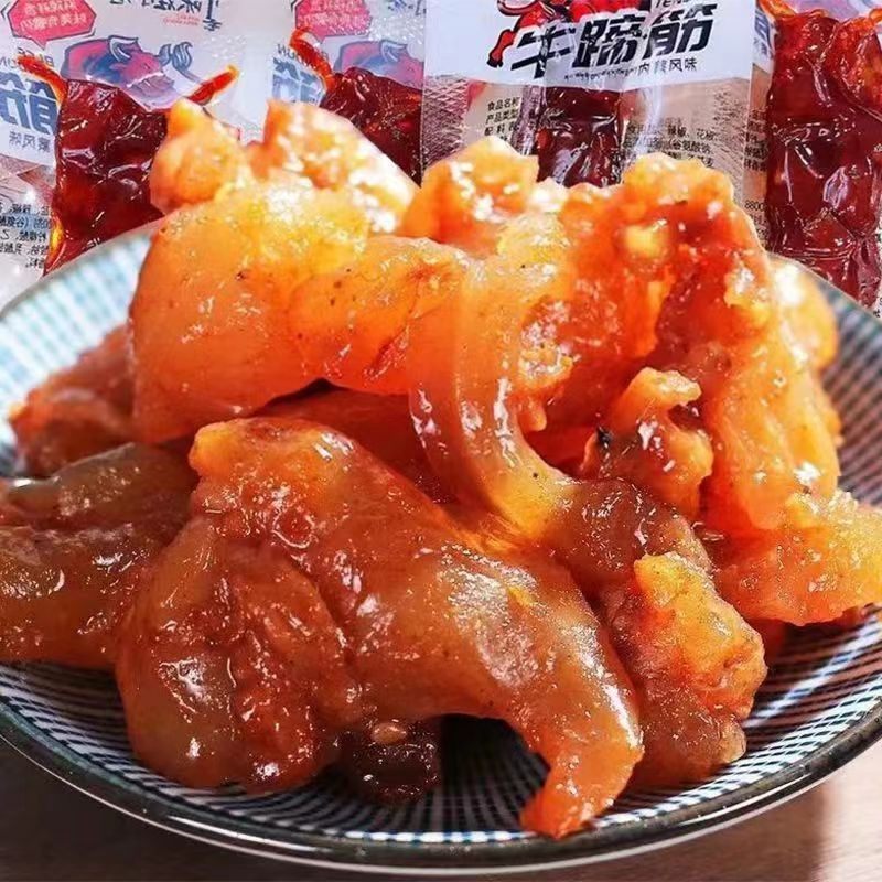狄师傅水晶牛筋即食香辣牛蹄筋辣条正宗内蒙古麻辣牛蹄筋小吃,水产肉类/新鲜蔬果/熟食,卤牛肉/牛肉类熟食,淘宝优惠券,粉丝福利购,淘宝优惠卷