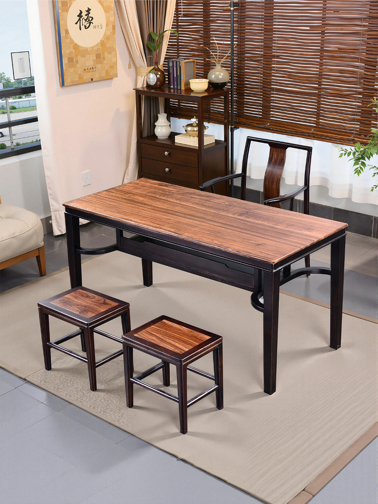 朴房住宅家具新中式实木茶桌椅组合现代简约家用客厅泡茶台茶几