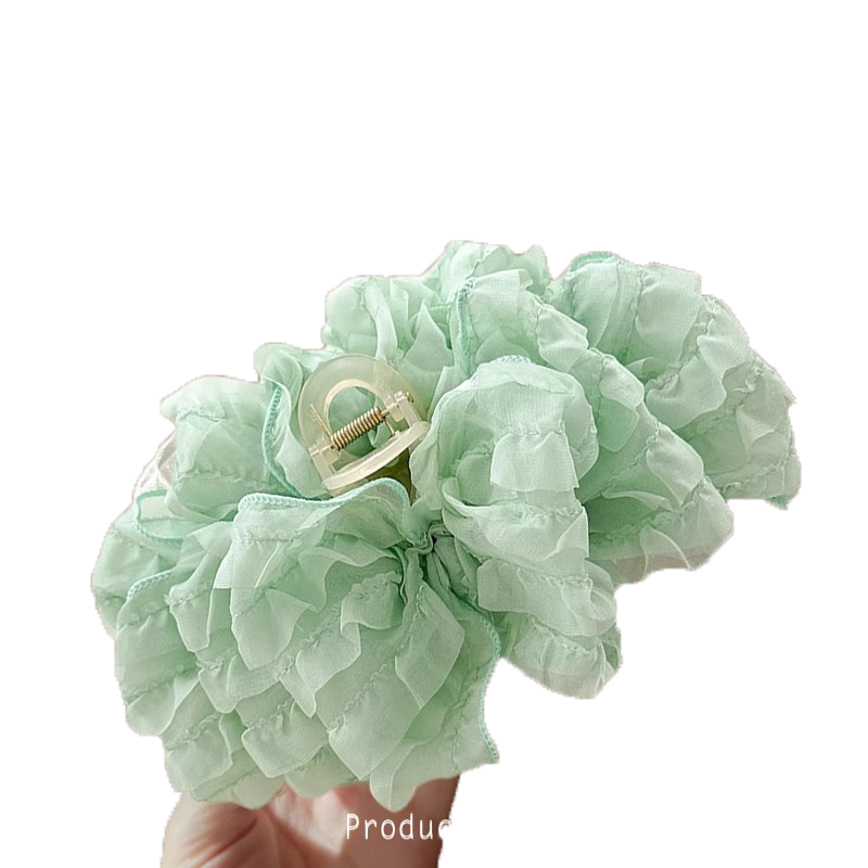 多层蝴蝶结抓夹超仙显发量