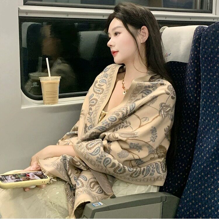 高级感披肩夏季防晒通勤空调围脖