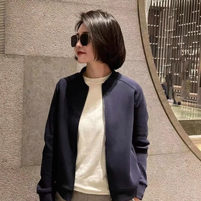 棉外套拉链衫棒球服大码宽松