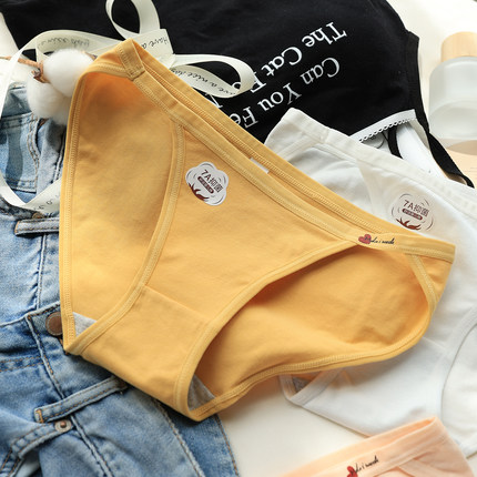 【性感高开叉】低腰纯棉女士内裤7a全棉抑菌裆夏款薄少女学生短裤