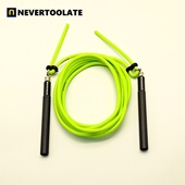 万向360°双轴承好跳顺滑不晚6mm不磨绳不打结不绕绳跳绳