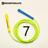 7mm加粗TPU低温耐寒跳绳PVC常温长柄可调不晚负重力成人专用减肥