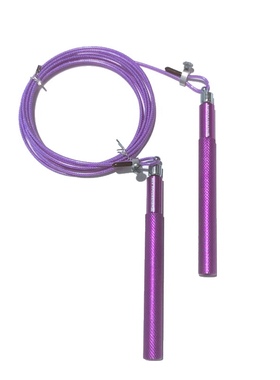 JR007C不晚360万向轴承大自由度2.5mm竞速跳绳中考学生PVC钢丝绳