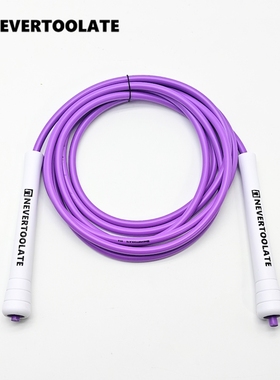 7mm加粗TPU低温耐寒跳绳PVC常温长柄可调不晚负重力成人专用减肥