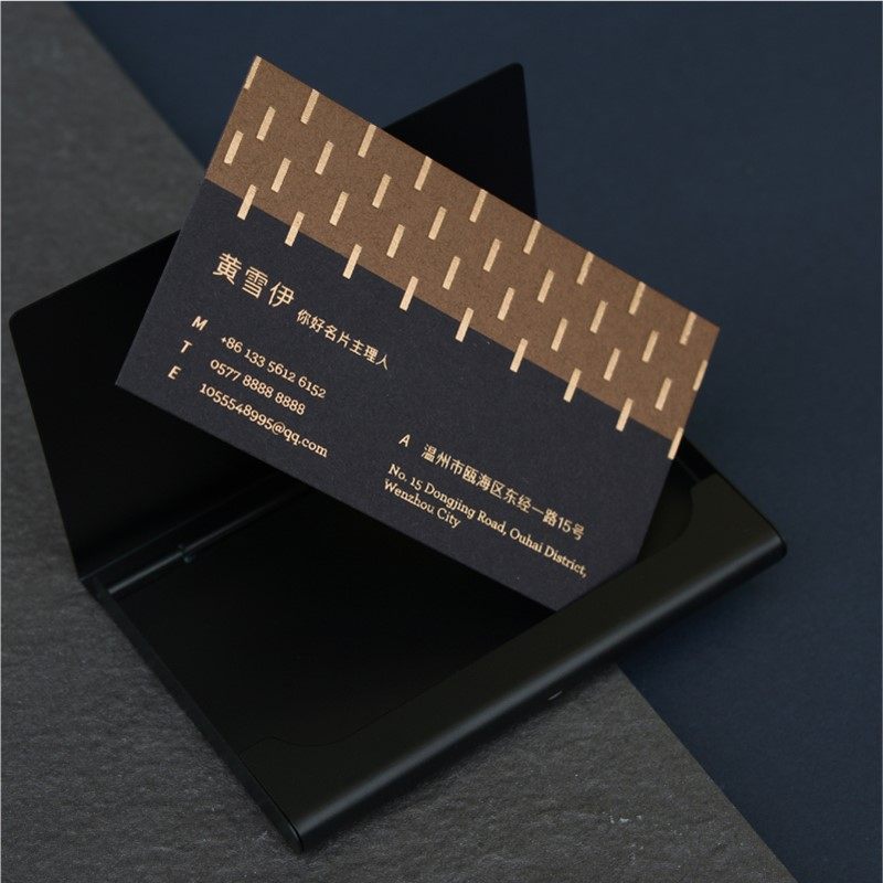 名片盒子男商务女士精致高档超薄便携式随身创意卡片名片夹收纳