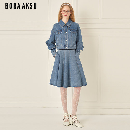 BORAAKSU短款牛仔外套