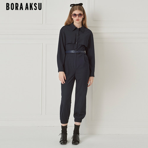 BORAAKSU工装风翻领连体裤