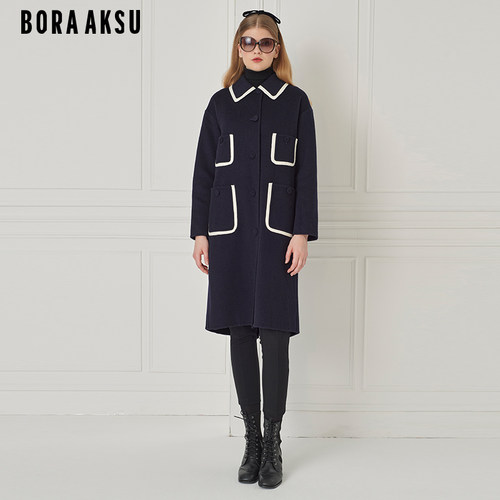 BORAAKSU羊毛双面呢大衣