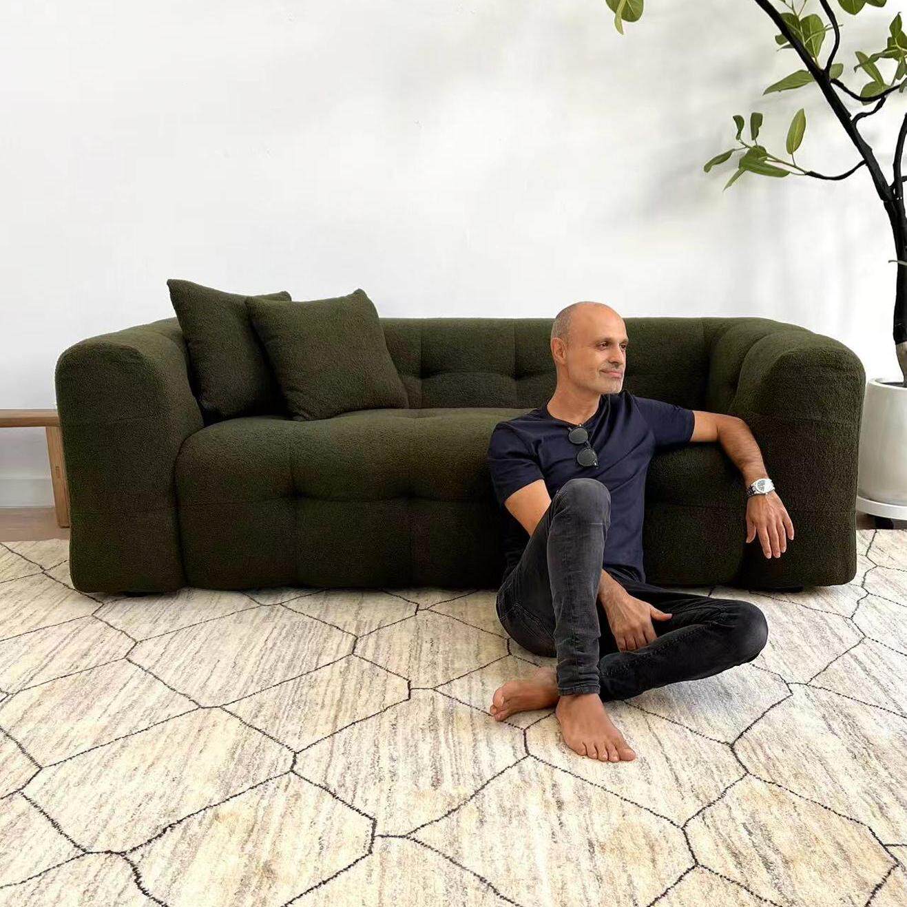 WOVENTALES天织中东进口手工羊毛Shiraz现代Berber地毯338x247