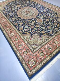 WOVENTALES天织中东进口原装 手工羊毛加丝波斯Tabriz地毯275x180