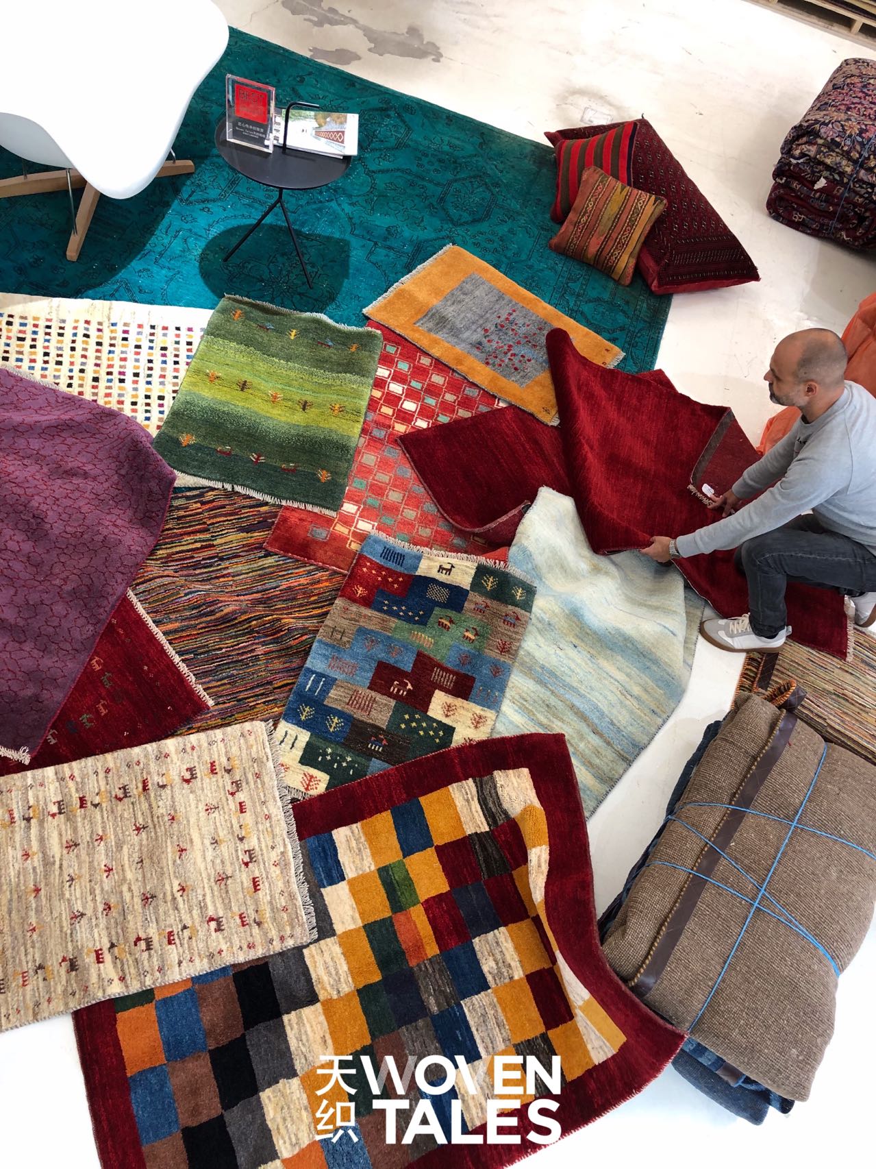 WOVENTALES天织中东原装进口手工羊毛Shiraz地毯客厅卧室书房