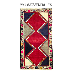 WOVENTALES天织中东进口原装 手工羊毛Shiraz地毯部落民族193x103