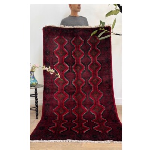 WOVENTALES天织中东进口手工波斯民族Baluch地毯卧室