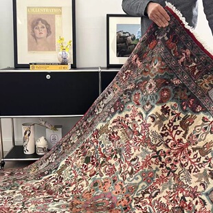 WOVENTALES天织中东进口手工羊毛波斯龙凤民族Bdijar地毯192x120