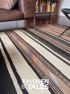 WOVENTALES天织进口原装 KILIM400x280cm 手工羊毛地毯部落民族风格