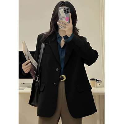 常规袖OL风长袖百搭西装厂家直销