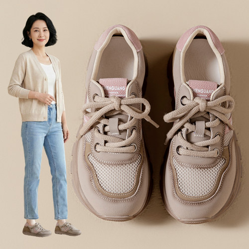 休闲舒适不累脚女士运动鞋