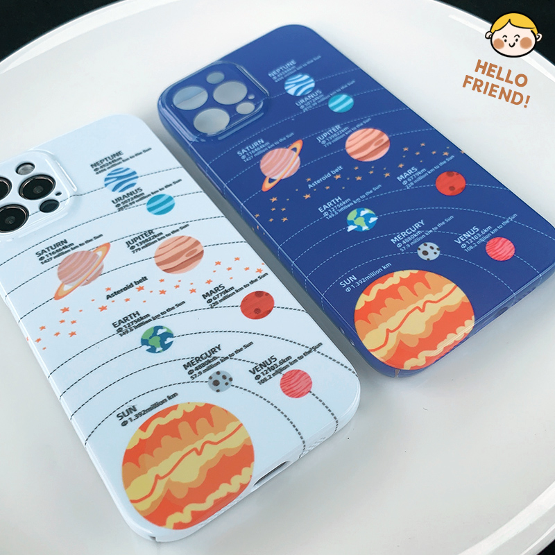 宇宙星球原创太阳系行星手机壳