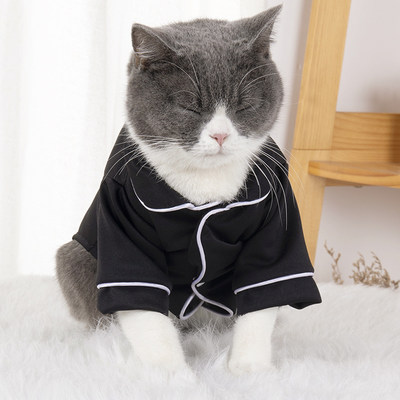 睡衣衬衣衣服舒适泰迪猫咪