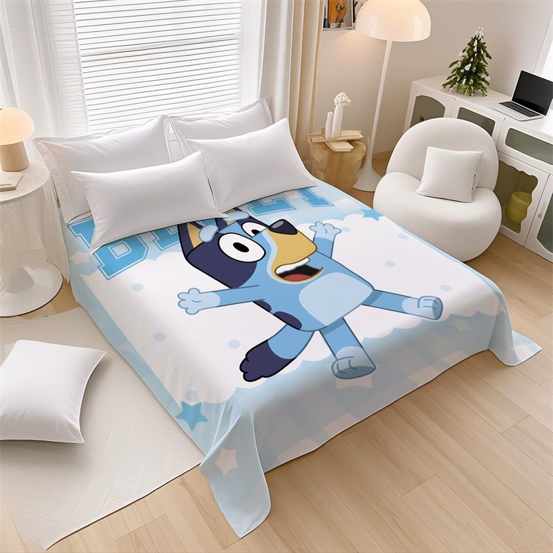 可爱卡通布鲁伊儿童动漫床单