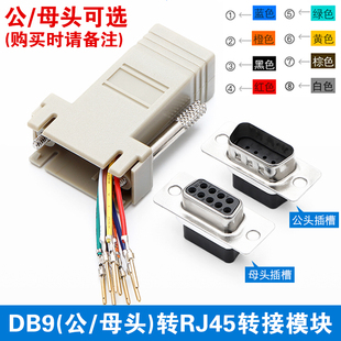 z-tek力特USB转RS232串口线DB9转RJ45网口伺服驱动器调试线