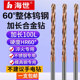 60度加长钨钢钻头整体硬质合金涂层钻头D2 D20超硬麻花钻加长100L