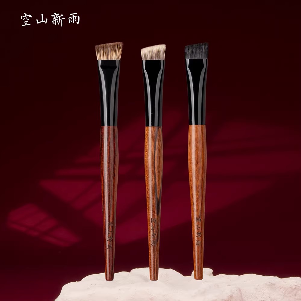空山新雨c107眉刷香狸毛红贵宝刷杆特大号雾眉填色刷野生眉化妆刷