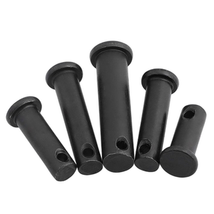 8.8级高强度销轴螺丝GB882定位销平头带孔销钉销子插销穿销M4-M50