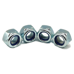 10级尼龙防松螺母DIN985自锁锁紧螺帽高强度螺丝母防滑螺母M6-M48