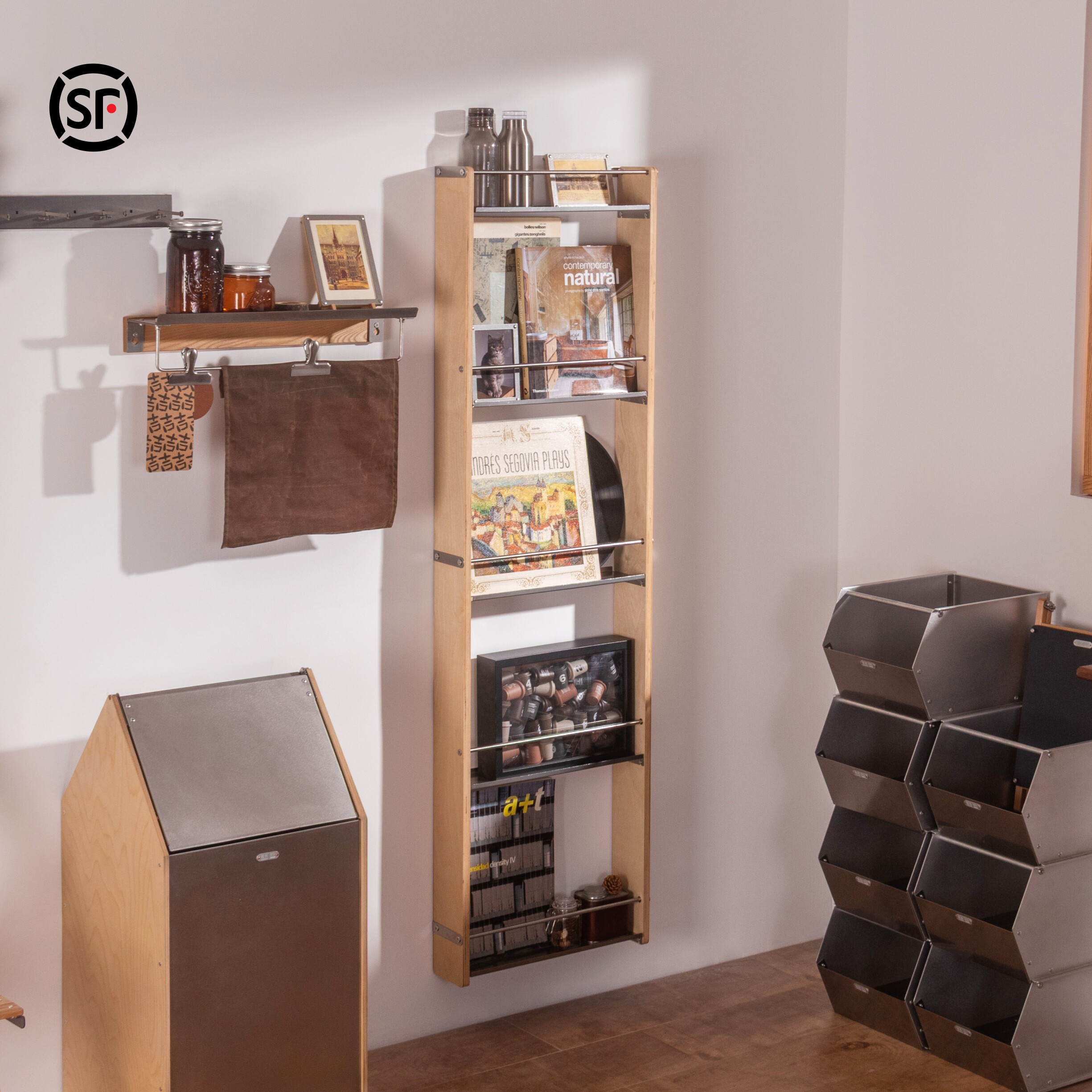 【新品】厢隙置物架 窄架缝隙架门后多层书架多功能 制吉家居