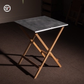 制吉家居 工具台不锈钢铝手工工艺颜值实用 新品 冬意折叠桌