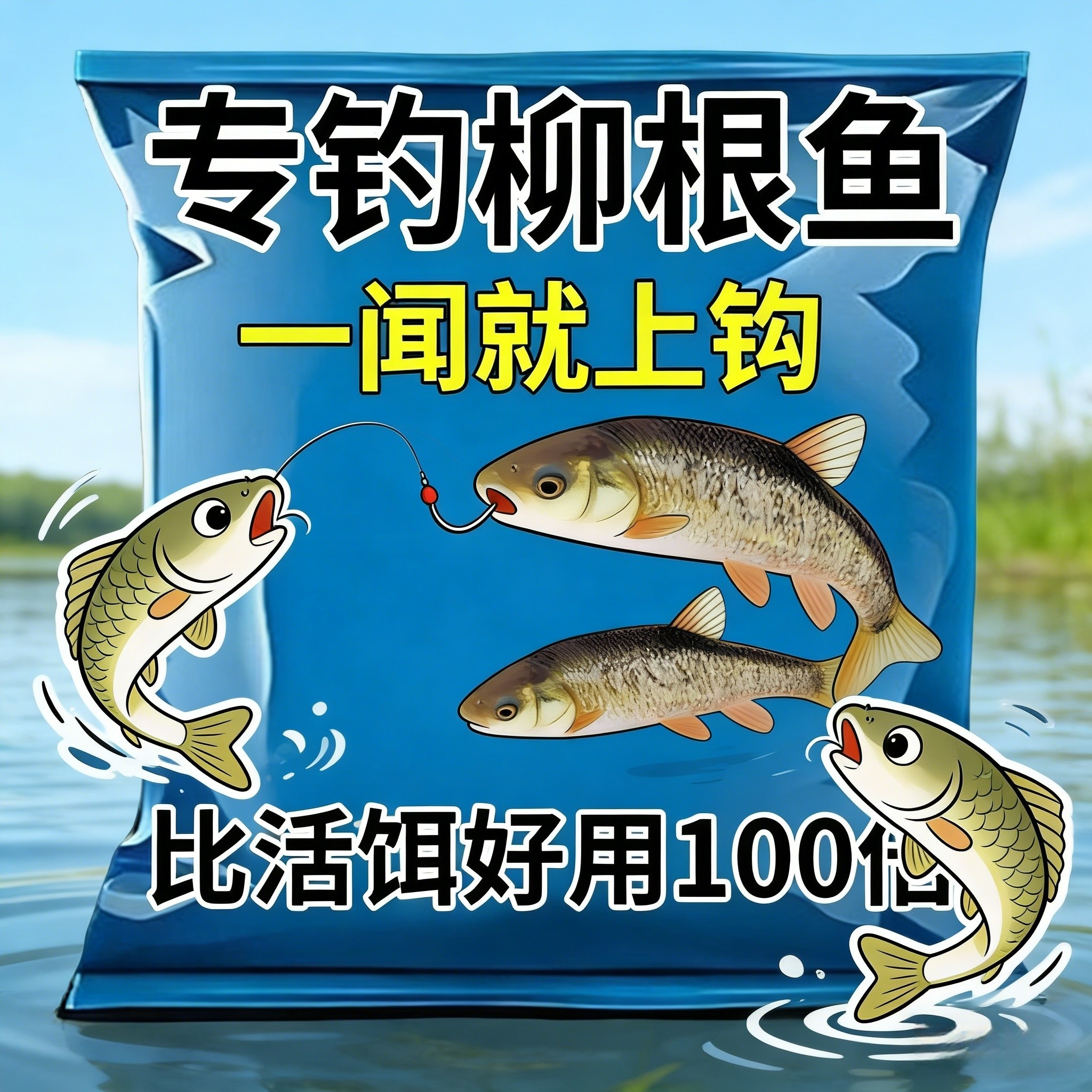 东北四季野钓腥味柳根鱼饵