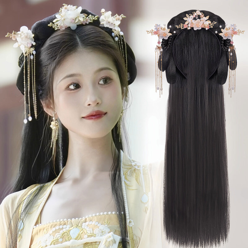 【青丝渐绾玉搔头】古装头饰假发包汉服发饰女全套一体式盘发发髻