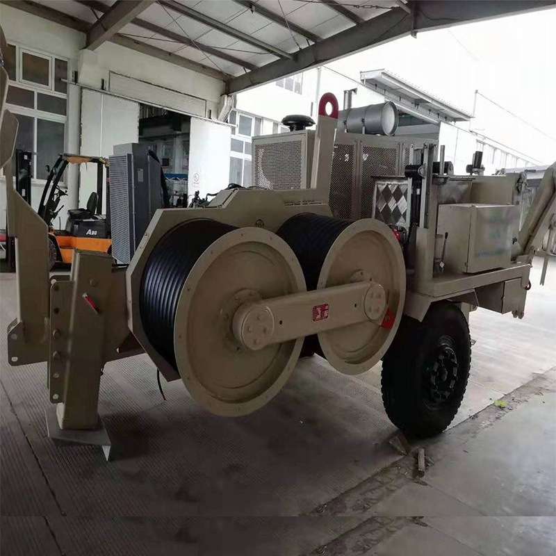 电力张力放线牵引机牵张两用3T4T6T9T18T22T30T42T9吨液压牵引机
