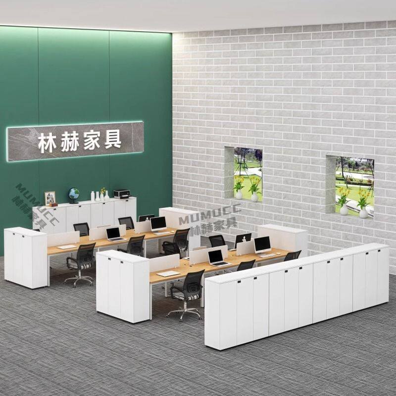 矮柜文件柜带锁木质资料储物柜简约现代办公室隔断档案花槽柜边柜